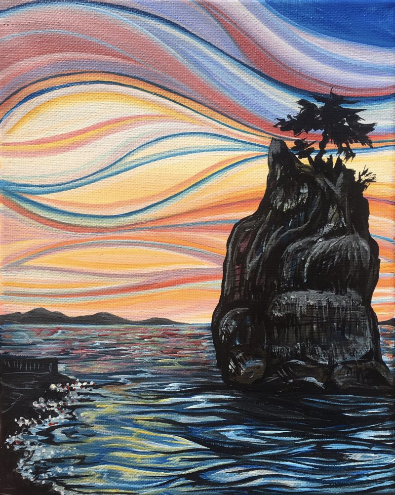 Cait Reid Artist Gryphon Musee Vancouver siwash rock
