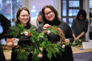 Gryphon artisan series wreath making workshop